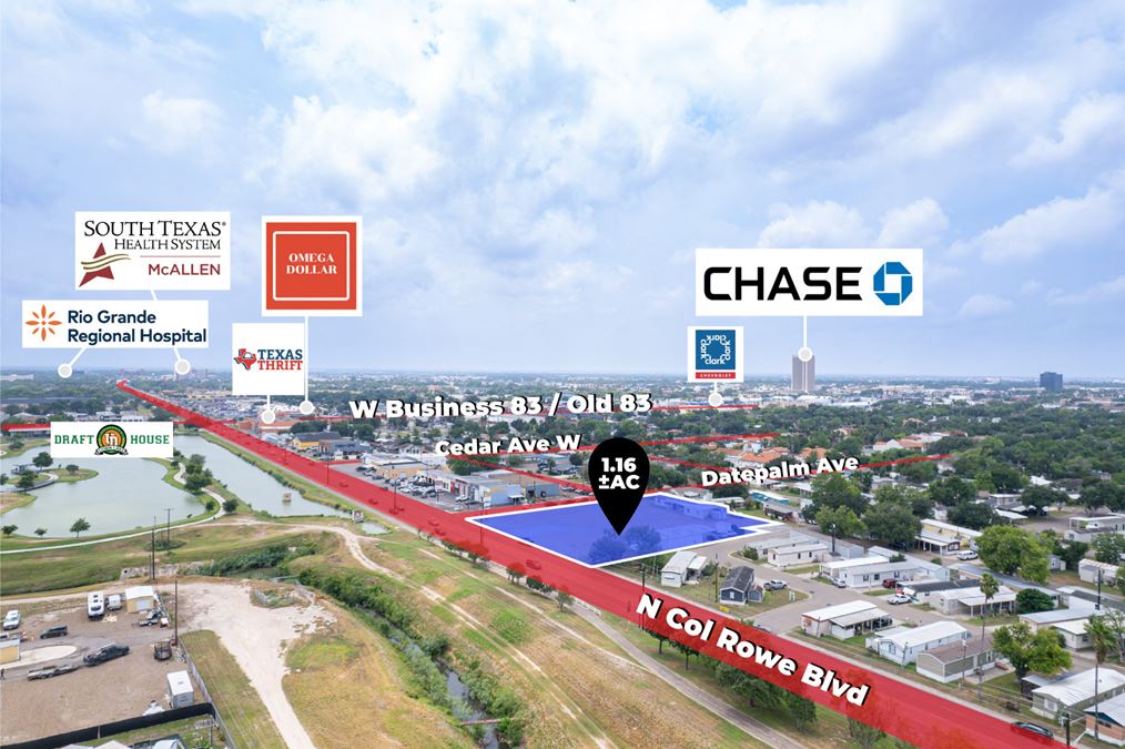 1.16 AC CORNER SITE | McAllen TX