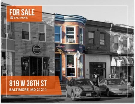 Retail space for Rent at 819 W 36th in Baltimore