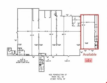 4,729 SF Warehouse