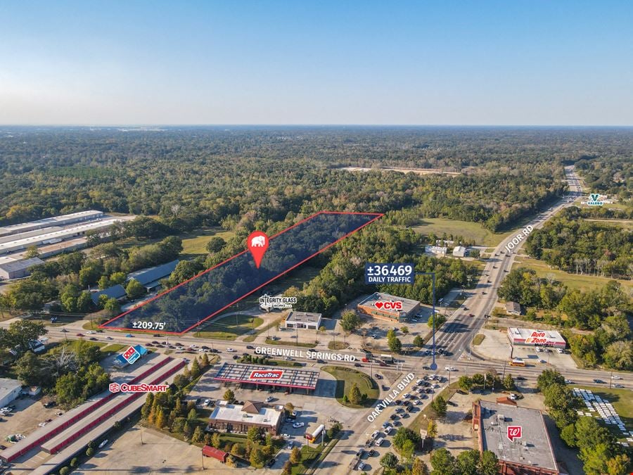 ±7 Acre Development Tract near Visible Signaled Intersection