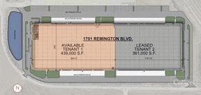 439,000 SF Available for Lease in Bolingbrook