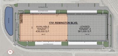 439,000 SF Available for Lease in Bolingbrook