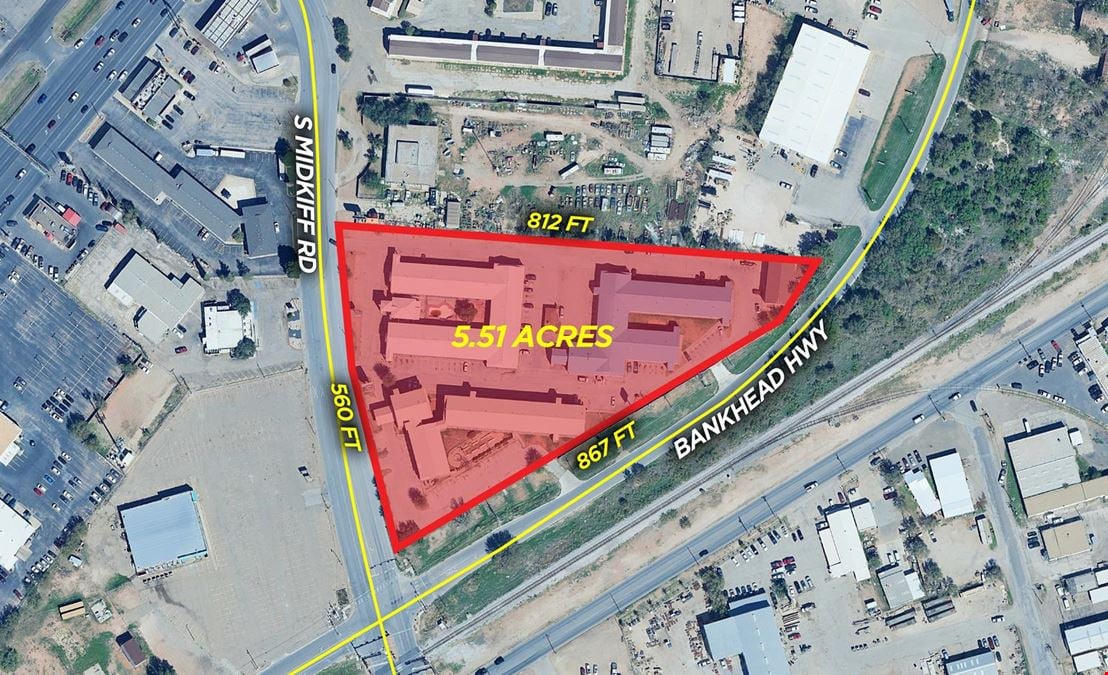 5.51 Acres Midland Redevelopment Opportunity