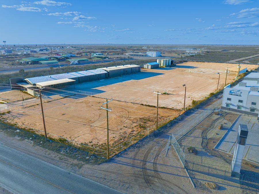 Shop, Office, & Yard w/ ±256' of W Hwy 80 Frontage!