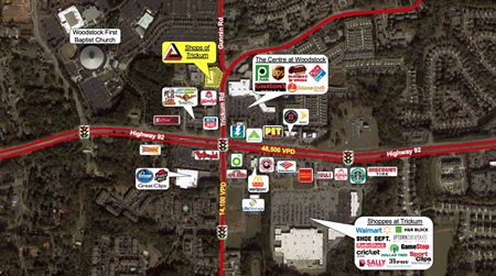 Retail space for Rent at 3342 Trickum Rd in Woodstock