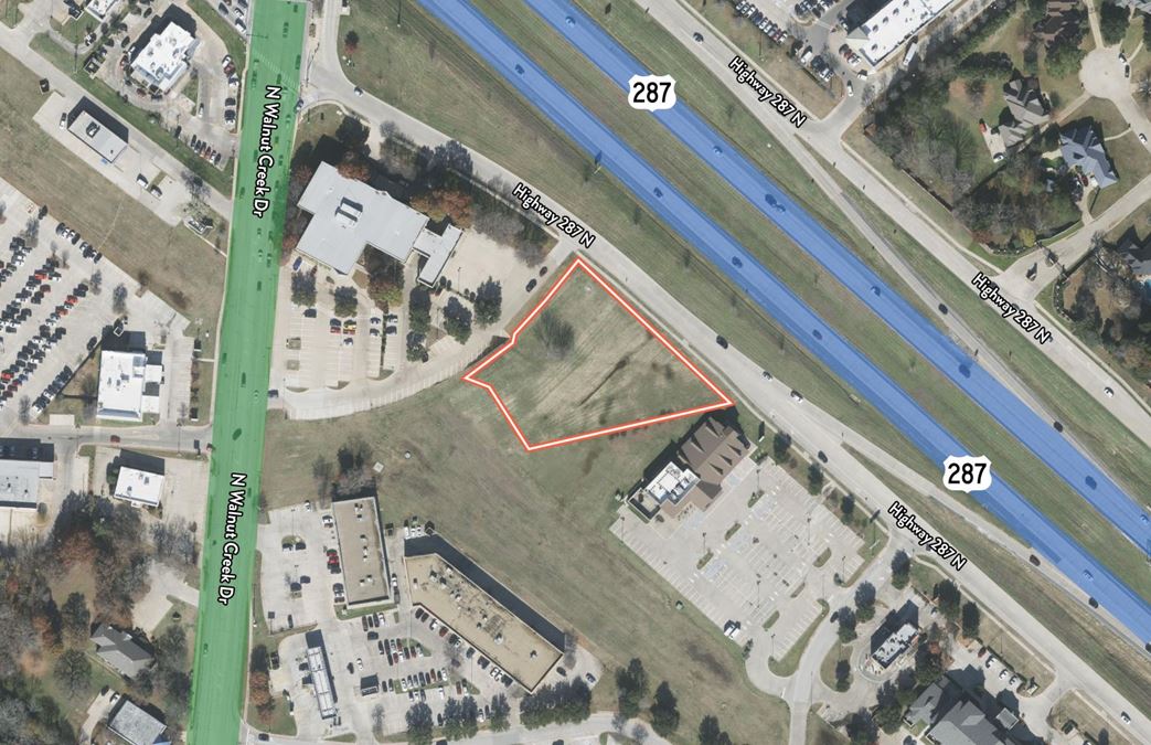 1.43 Acres | Mansfield | Ground Lease