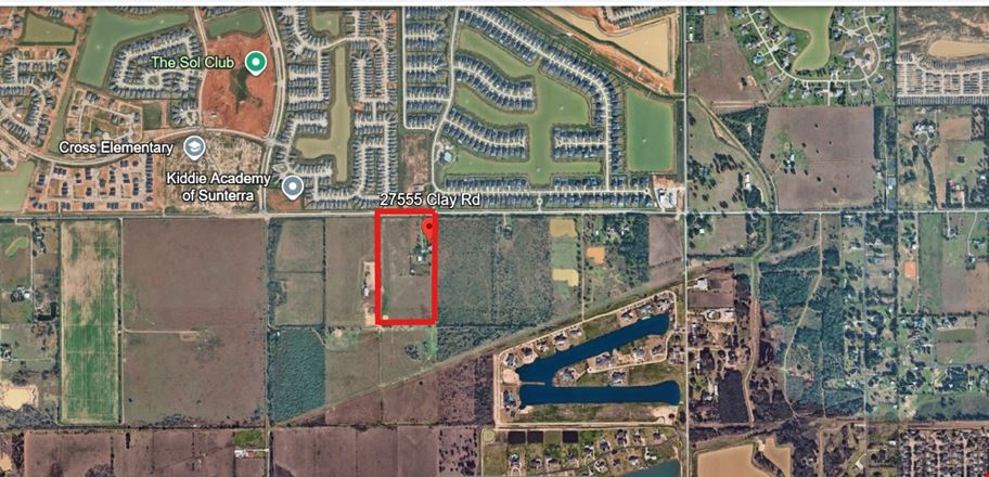 27555 Clay Rd, Katy, TX 77493- 5.909 AC DEVELOPMENT OPPORTUNITY