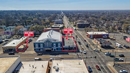 Retail space for Rent at 110 S. Hillside St./3203 & 3211 E. Douglas Ave. in Wichita