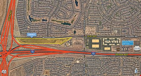 Photo of commercial space at SWC McDowell Rd & Sarival Ave in Goodyear