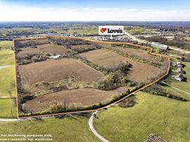 +/- 75 Acre Commercial Development Site - Madison County - Richmond FOR SALE