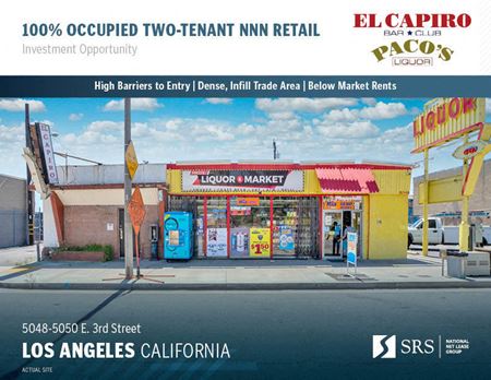 Los Angeles, CA - El Capiro Bar & Liquor Store - Los Angeles