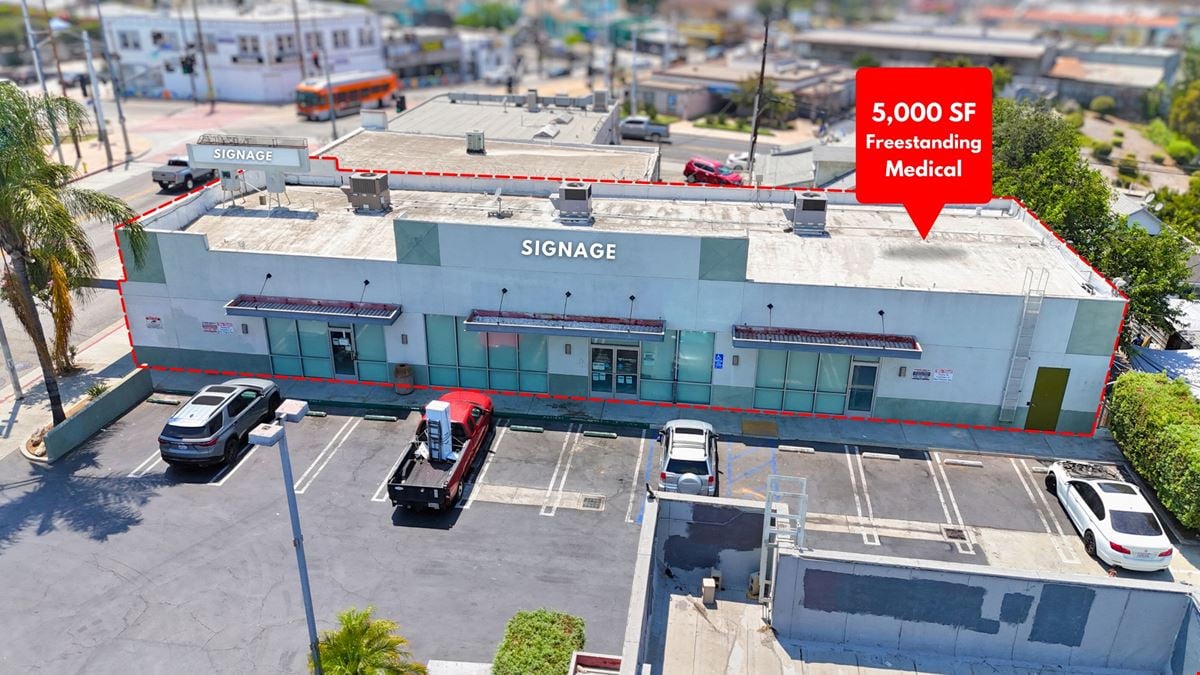 Freestanding Medical Office + End Cap Retail | High-Visibility East Los Angeles Location
