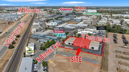 (2) Open Warehouse Spaces in Bullard Industrial Park