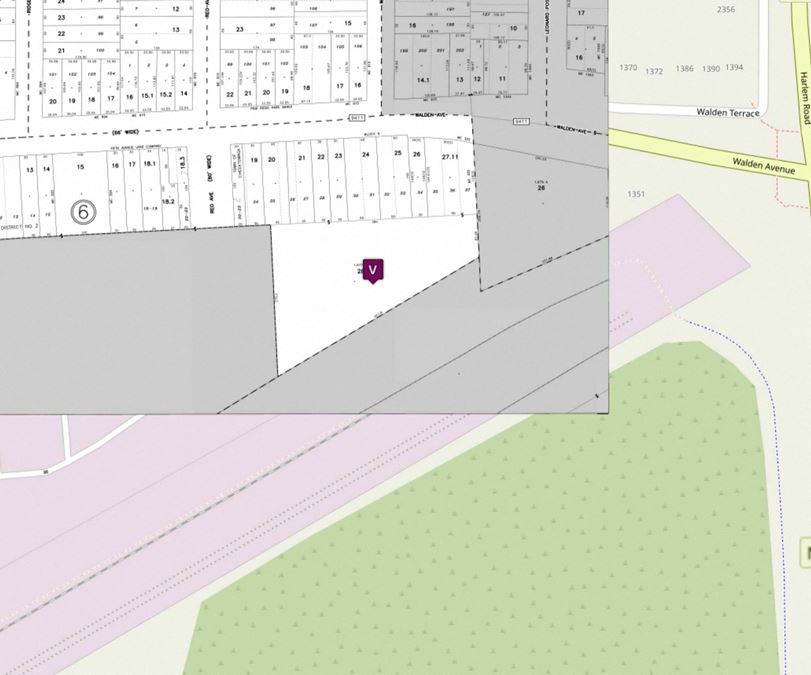1319 & 1345 Walden Ave - 2.75+/- Acres of Vacant Land/2 Parcels