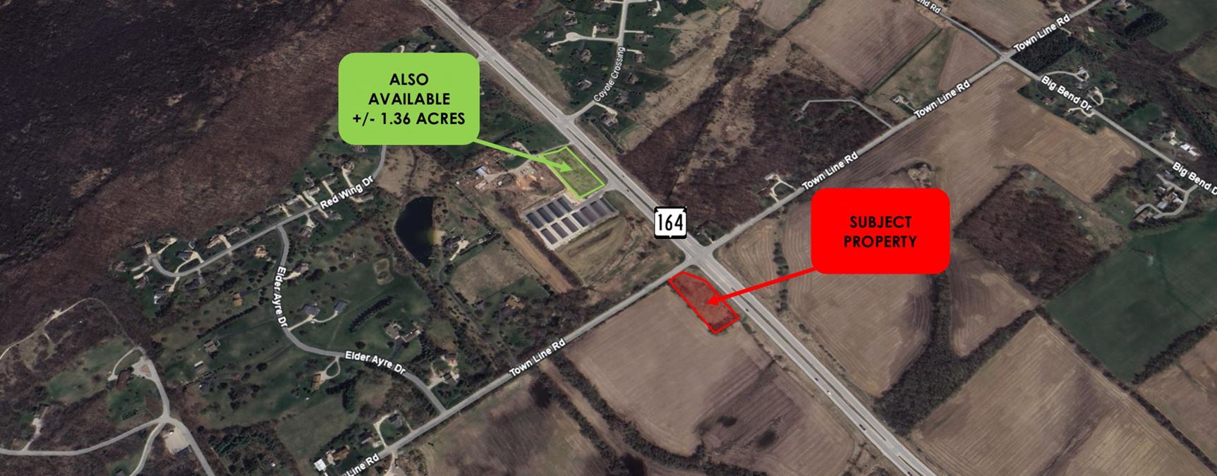 +/- 1.26 Acres on Hwy 164