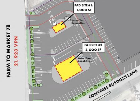 Retail space for Rent at 9150 Farm-to-market Road 78 in Converse