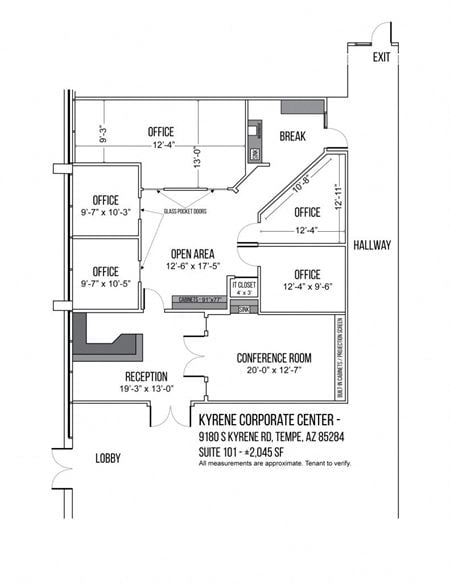 Office space for Rent at 9180 South Kyrene Road in Tempe
