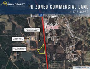 PD Zoned Commercial Land  | ± 17.5 Acres