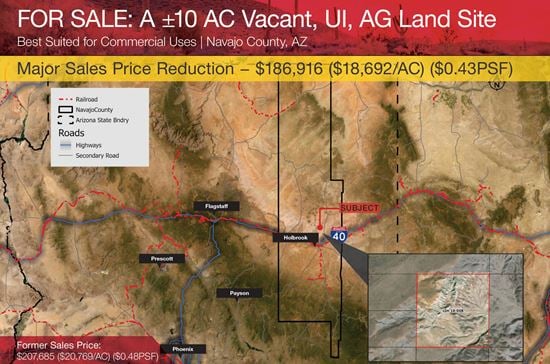 10 AC ±.30 Miles W of Olympic & ±.06 Miles N of Jan Rd