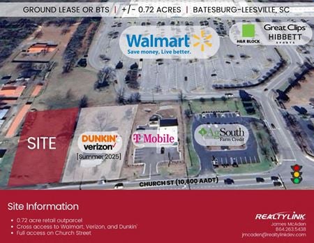 Photo of commercial space at 107 West Church Street in Batesburg-Leesville