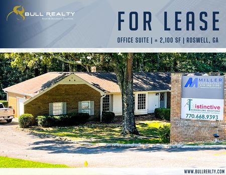 Office Suite | ± 2,100 SF - Roswell