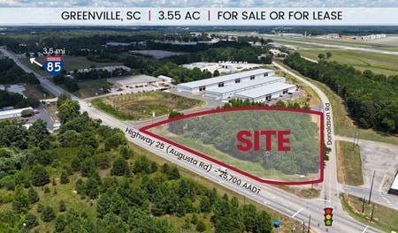 VacantLand space for Rent at 1518 Donaldson Rd in Greenville