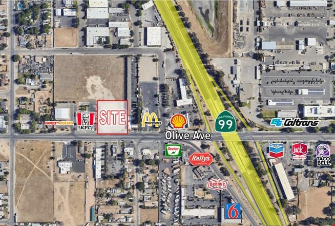 VacantLand space for Rent at 1824 W Olive in Fresno