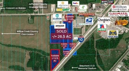 VacantLand space for Sale at Interstate 10 in Beaumont