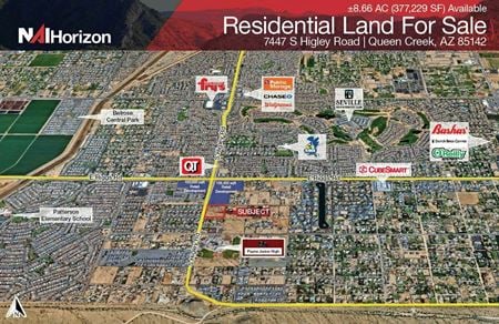 VacantLand space for Sale at 7447 S Higley Rd in Queen Creek