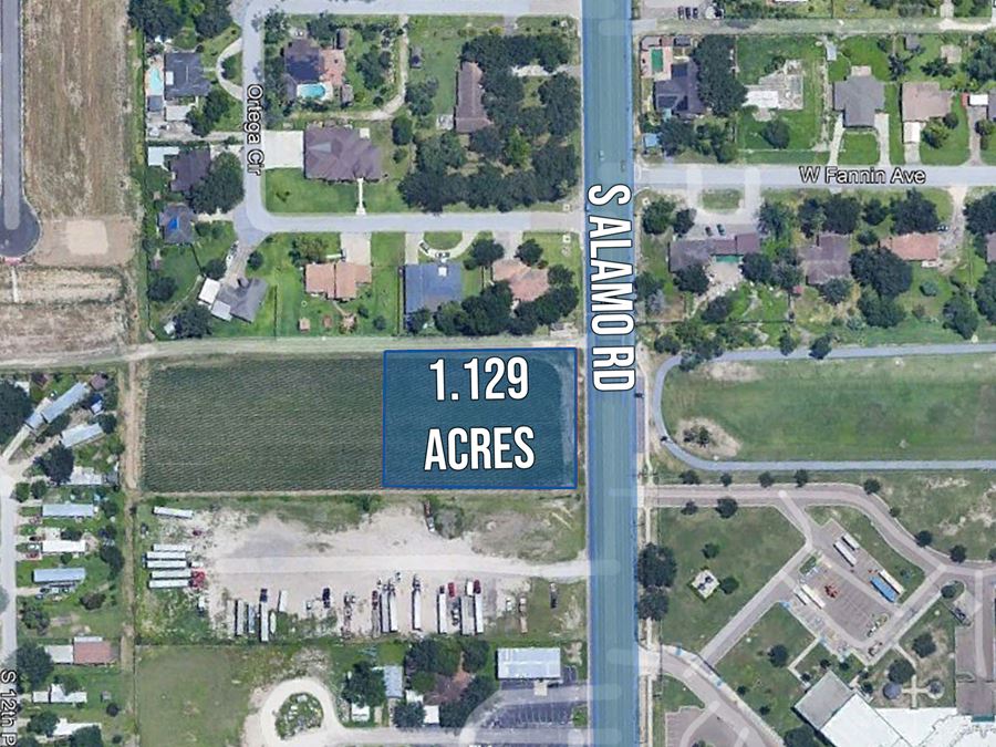 1.129 Acres on S Alamo Rd