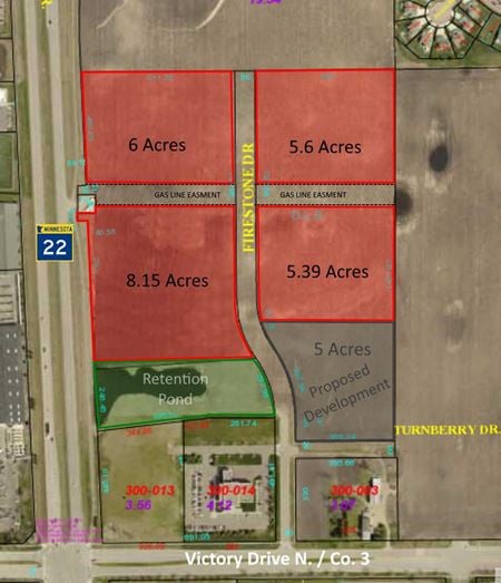VacantLand space for Sale at Highway 22 Development Site in Mankato