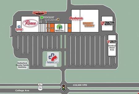 Retail space for Rent at 1639 College Avenue in Spindale
