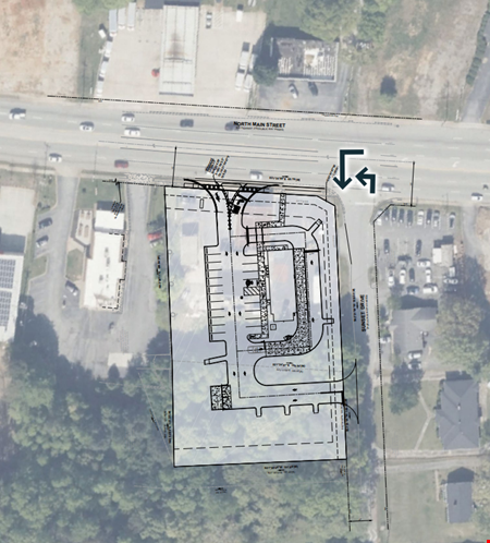 VacantLand space for Rent at 201 N Main St in Mauldin