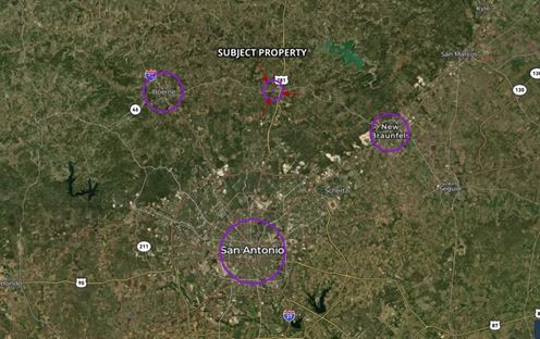 4.99 Commercial Acres in Spring Branch/Bulverde, TX