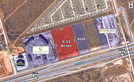 VacantLand space for Sale at W I 20 in Midland