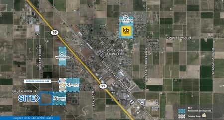 VacantLand space for Sale at SEC of Clovis & E. South Avenues in Fowler
