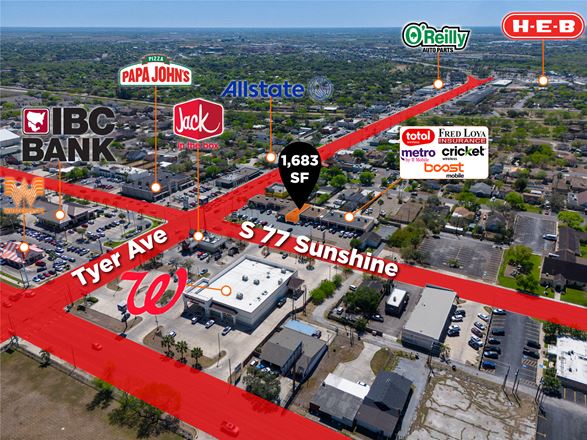 1,683 SF Retail Space | Tyler Square Shopping Center