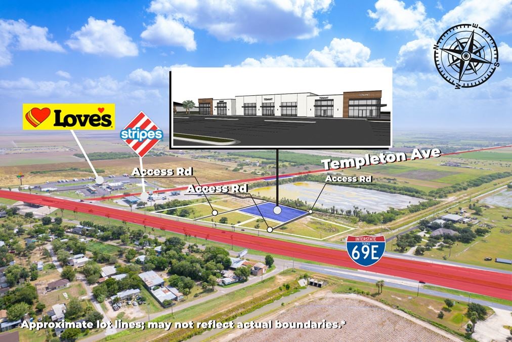 16,200 SF Retail Strip Center – Now Leasing! Flexible Spaces Available on Expressway 77