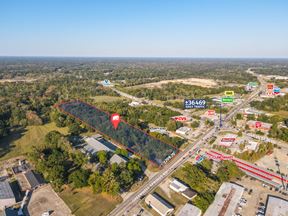 ±7 Acre Development Tract near Visible Signaled Intersection