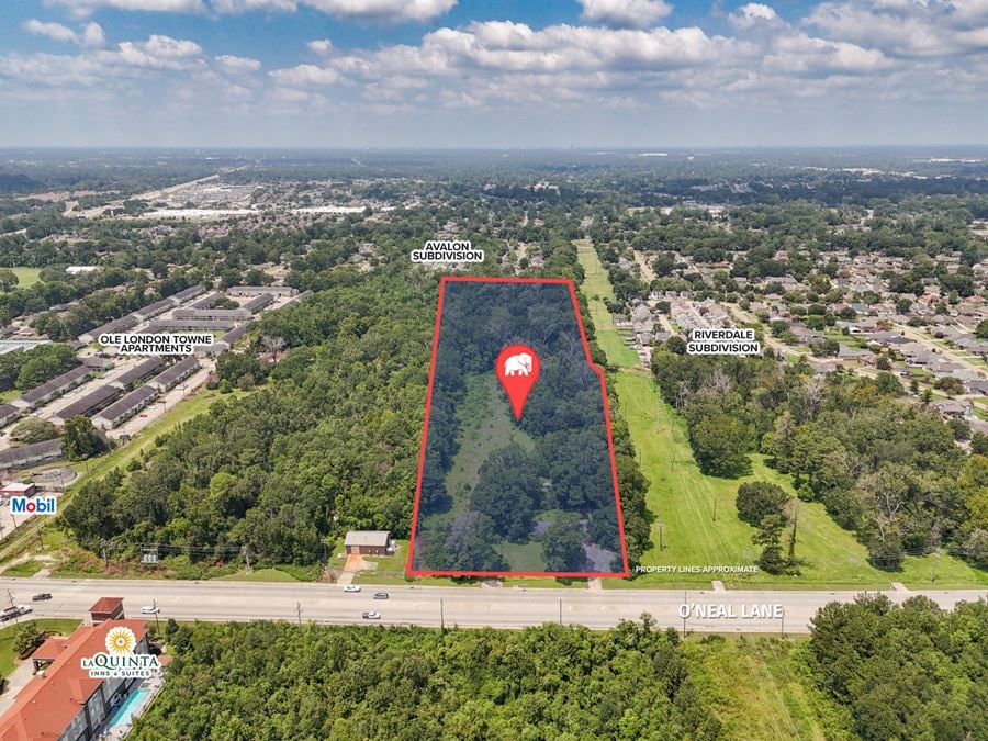 Prime Development Opportunity – ±12.93-Acre Site along O'Neal Lane at I-12