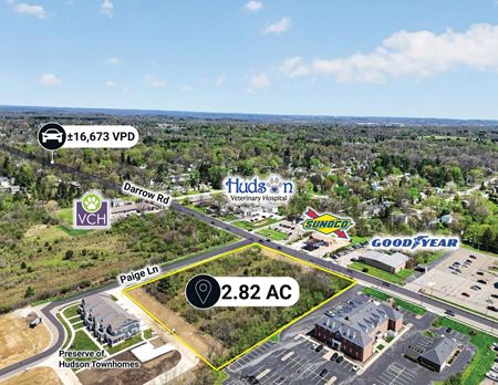 Land space for Sale at 5876 Darrow Rd in Hudson