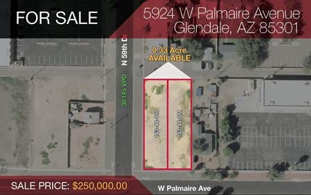 VacantLand space for Sale at 5924 W Palmaire Ave in Phoenix