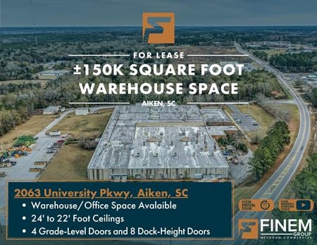Industrial space for Rent at 2063 University Parkway in Aiken