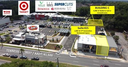 Retail space for Rent at 1833 W. Tennessee St. in Tallahassee