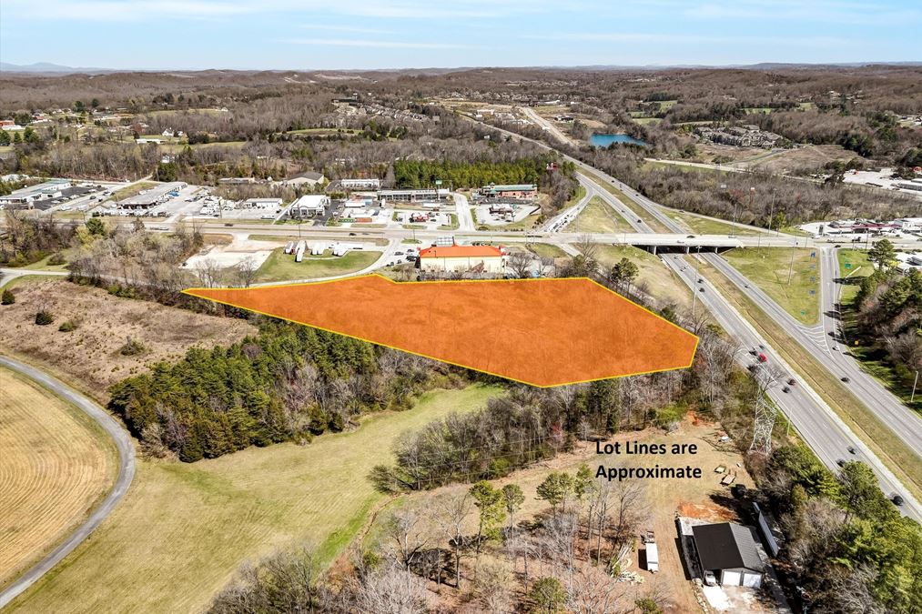 Exit 81, I-75 Acreage. C-4 Zoning, Loudon County