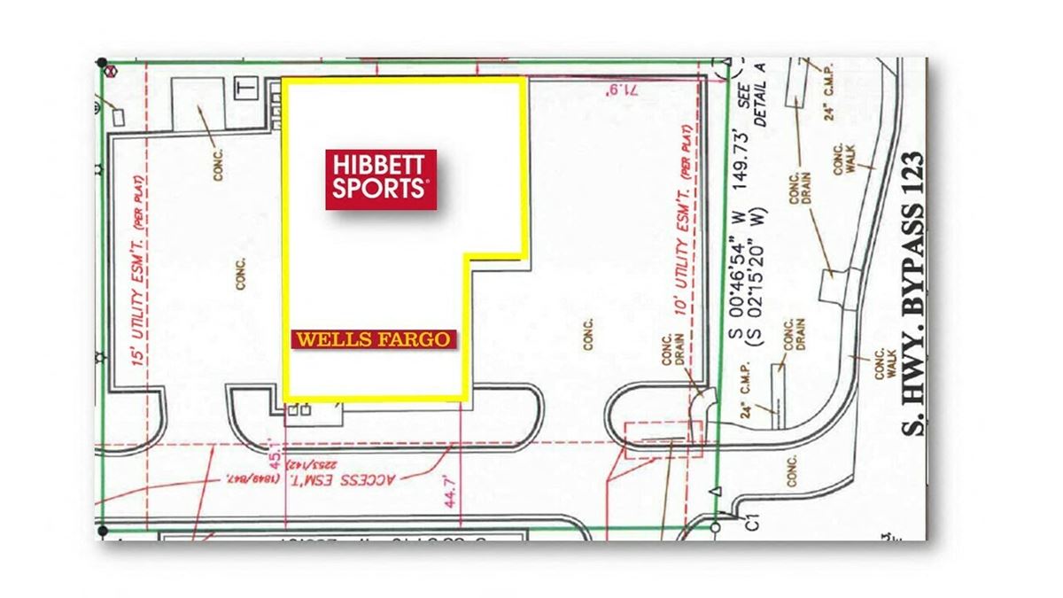 Wells Fargo & Hibbett Sports | Walmart Shadowed | Net Leased | Seguin TX