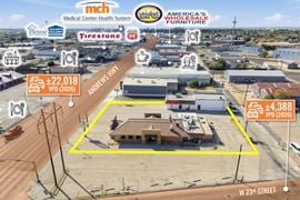REIT Sale | Former Pizza Hut | 26K VPD | Signalized Corner | Midland, TX CSA