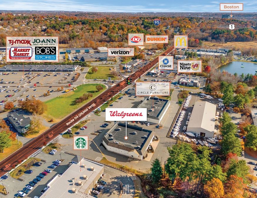 Walgreens | 10 Years Lease Term | 6.6% CAP | Middleton, MA