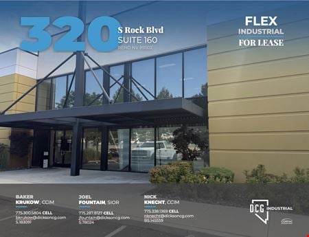 Industrial space for Rent at 320 S Rock Blvd Suite 160 in Reno
