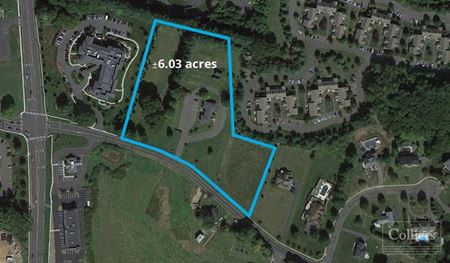6.03 acres in Buckland Road area ideal for medical office, retail, assisted living - South Windsor